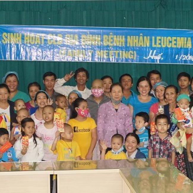 ベトナム中部小児がん家族の会(2016年1月)